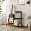 VINAEMO Guitar Stand 2 Includes Guitar Amp Acoustic Guitar Bass Electric Guitar Universal Display Adjustable Guitar Durable Large Capacity Storage for