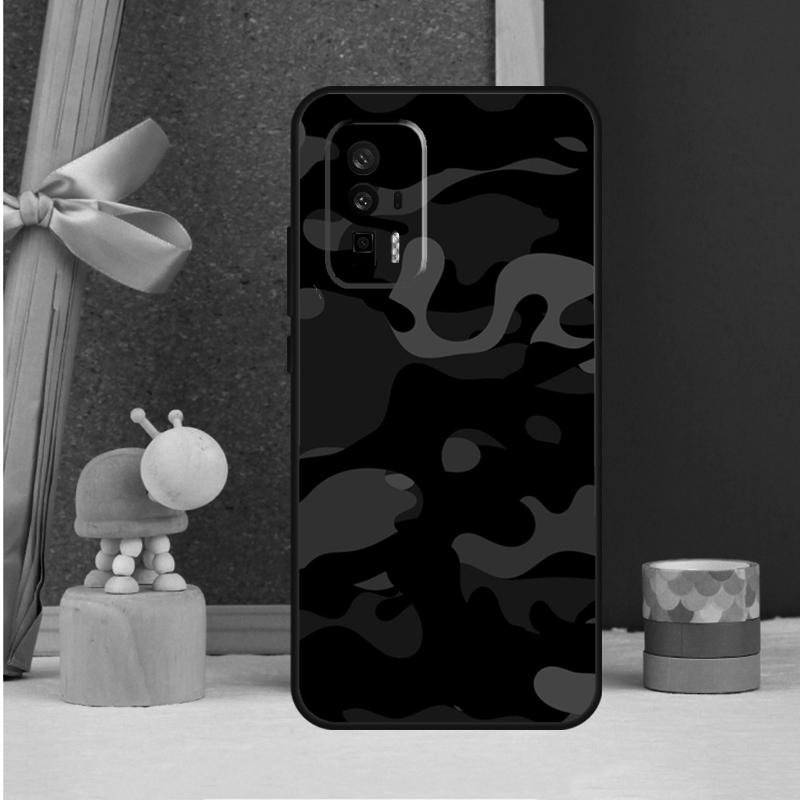 

Black Night Camo Camouflage Case For Xiaomi 13 14 Ultra 13T 12T 11T 12 Lite POCO X6 M6 Pro X3 X4 X5 F3 F4 M5s F5 Cover Mi 12