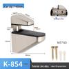 Adjustable Zinc Alloy Glass and Wood Shelf Clamp Bracket