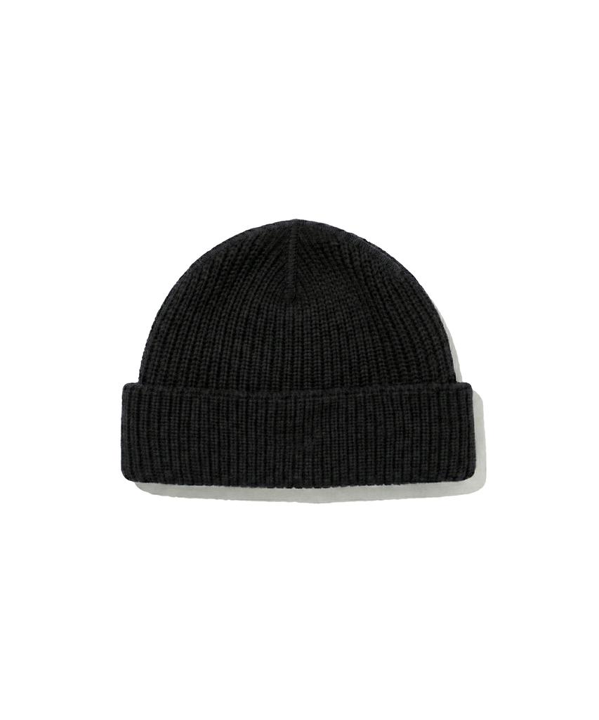 EXTRAORDINARY Reversible Blank Beanie Black