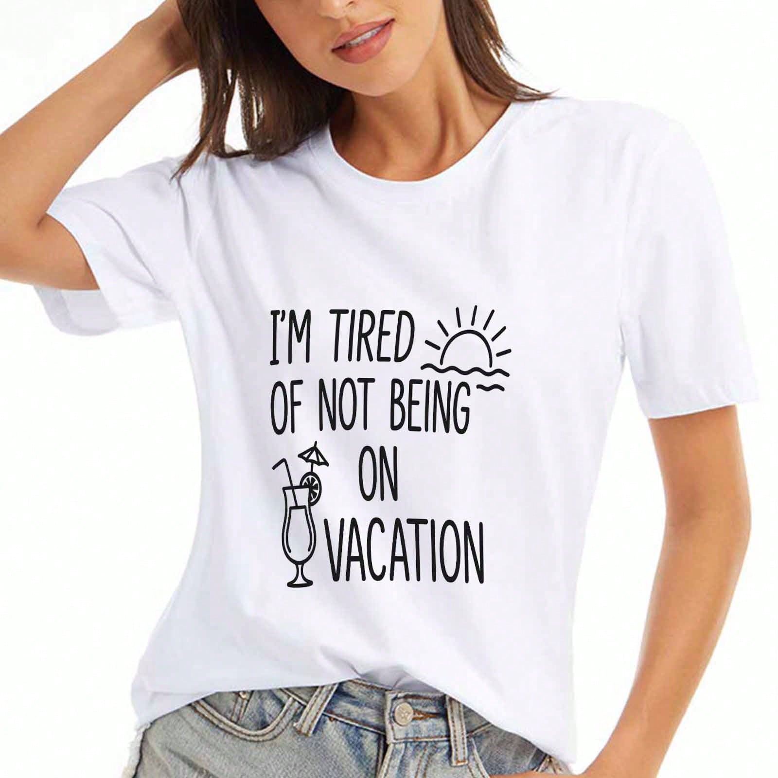 Vacation Mexico Wounisex s Cotton T Shirt, Pure Cotton Premium Print, Durable, Casual Fashion. I Need A Vacation To Mexico Graphic Tee, Holiday Travel S разноцветный