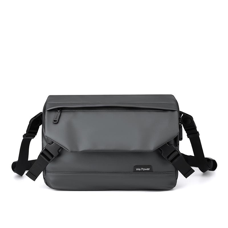 WePower Men's Minimalist Crossbody Bag: Outdoor Functional, Large Capacity, Trendy Messenger Shoulder Bag.