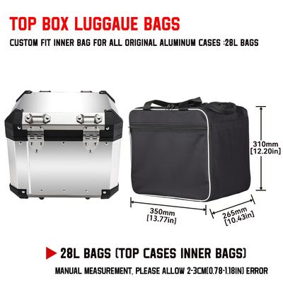 Bolsa Interior para Baúl de Motocicleta Top Box Bolsa para Aventura ADV Bolsa Lateral de PVC Bolsa de Equipaje Impermeable Para BMW R1200GS LC ADV R1250GS F800GS