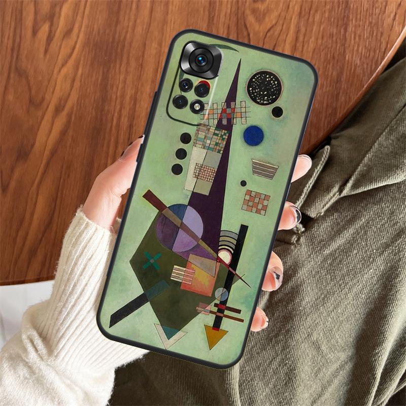 Wassily Kandinsky Abstract Case For Xiaomi Redmi Note 14 Pro 13 12 11 10 15 Pro Plus Redmi 15 C 13 10C 12C 14C 13C Cover