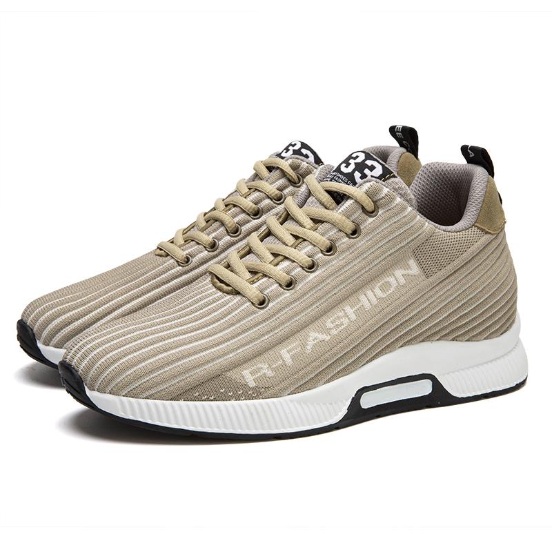 Fashion Men's 6cm Height Increase Casual Sneakers Summer Breathable Mesh Lightweight Fashion Elevator Shoes For Men [Multi Colors]