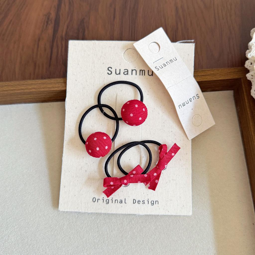 New Baby Denim Love Bow Hairpin Hairband Children's Side Bangs BB Pinch Rubber Headwear Girls Kids Hair Accessories