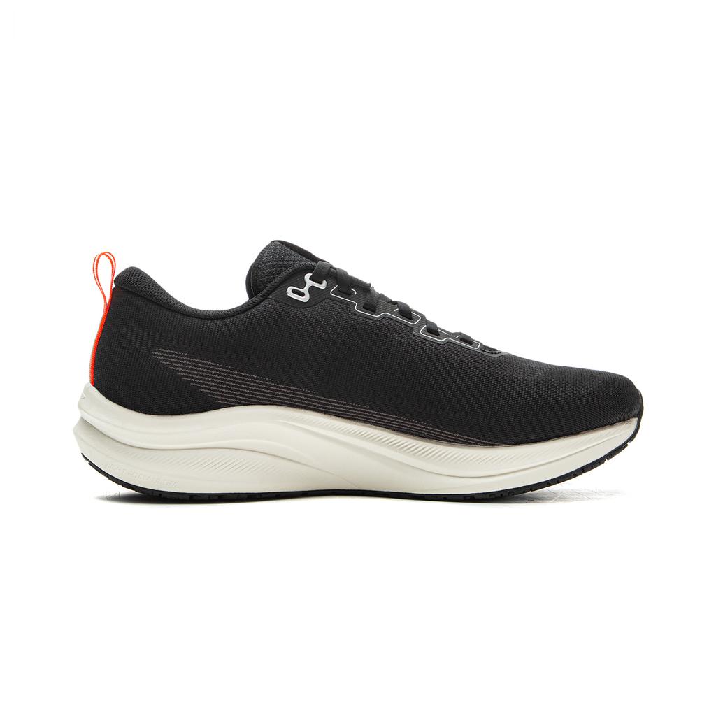 New LINING Red Hare 8 Running Shoes Men's Low top Black/Neon Bright Orange ARPV001-23