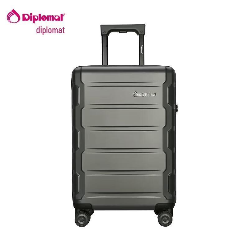 Diplomat Unisex Lightweight Expandable TSA Lock Suitcase