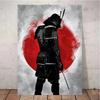Japanese Samurai Art The Seven Virtues of Bushido Poster Print Canvas Paintings HD Printed Home Wall Decor Pictures Unframed