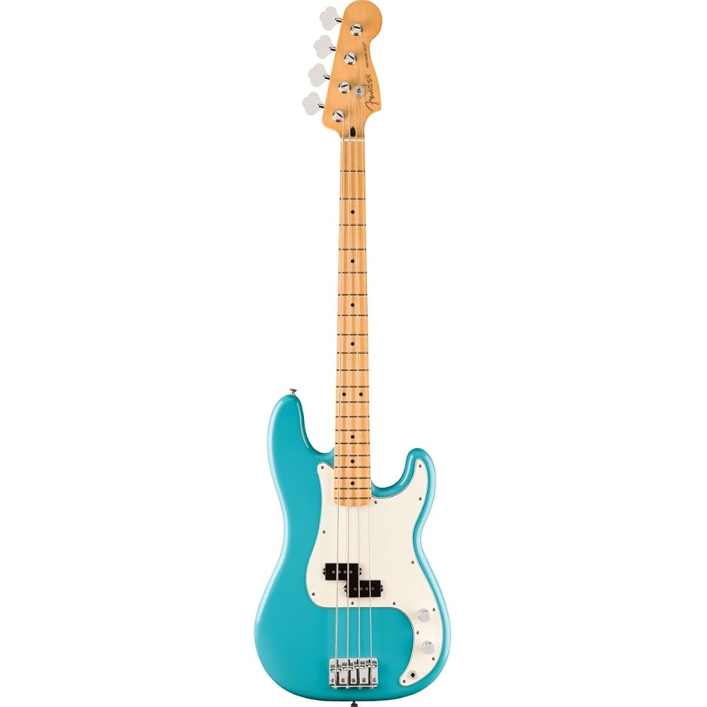 Fender Electric Bass Player II Precision Bass®, Maple Fingerboard, Aquatone Blue with Soft Case