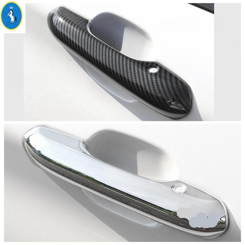 Door Pull Doorknob Handle Catch Grab Cap Cover Trim For Ford Explorer  -  ABS Chrome / Carbon Fiber Look Car Accessories