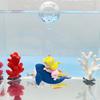 Floating Diver Device Aquarium Ornament Lovely Girl on Whale Miniature DIY Toy