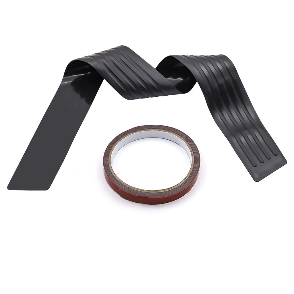 Aoling Rear Bumper Step Trunk Guard Luggage Step Rear Bumper Tape Soft 1 Roll Guard, Protector, Cover, Protector, Adhesive, Double-Sided Included,