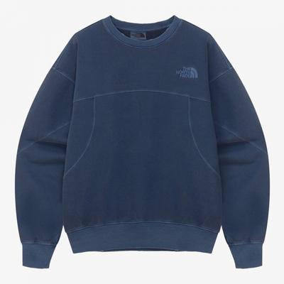 Dying Sweatshirt Deep Blue