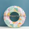 SBART Colorful Grid Adult Inflatable Swimming Ring