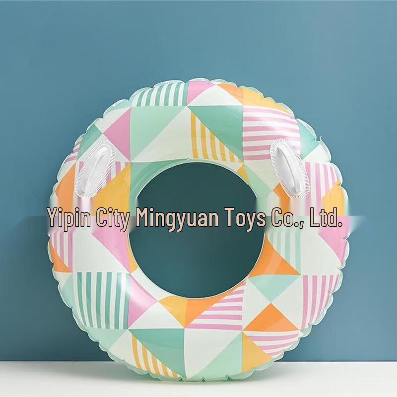 SBART Colorful Square Inflatable Swim Ring for Adults