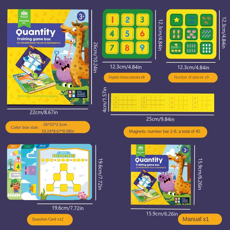 

Children s math operations advanced toys, number and quantity games, students thinking logic training, numbers early education