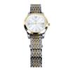 Men Quartz Business Watch with Date Luminous Stainless Steel Double Calendar Wristwatch Waterproof Lightweight Watch