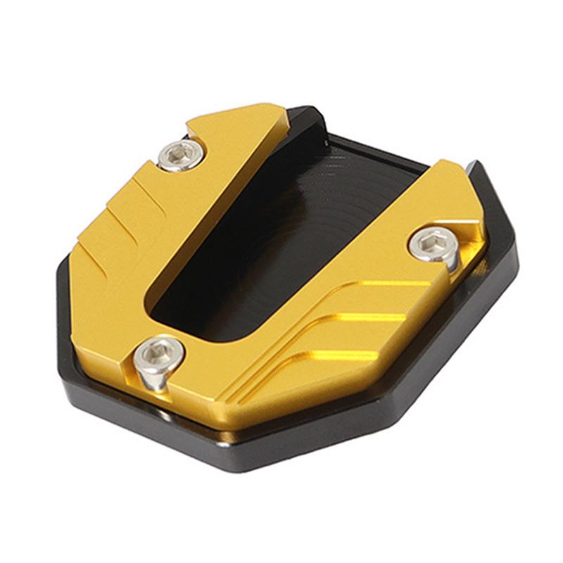 Universal Scooter Motorcycle Bike Kickstand Extender Foot Side Stand Extension Pad Support Plate Anti-skid Enlarged Alloy Base