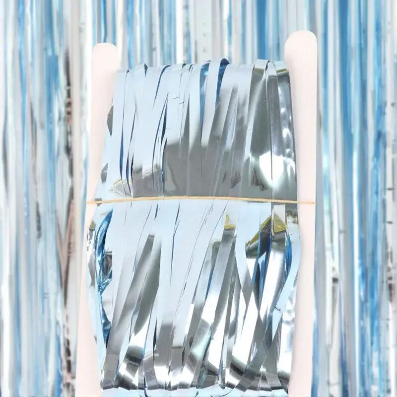 Decorative Sequin Ribbons Corridor Scene Layout Suspended Ceiling Fittings Party Background Decoration Wedding Background Cloth