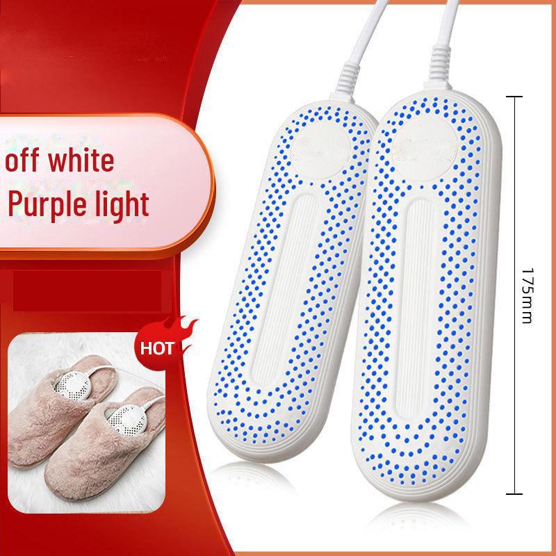 

Сушилка для обуви Chigo для дома и общежития — идеально подходит для взрослых и детей. Purple Light, Adult белый