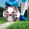 England Nationalmannschaft Fußballlogo Größe 5 Fußball, Maschinengenähtes PVC, Langlebig & Hoher Rückprall, für Alle Altersgruppen geeignet, Fanartikel, Spiele & Außenbereich.