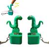 Rechargeable Croaking Frog&Lizard Keyboard Fidget Clicker Keychain Fidget Button Toys With Light & Sound For Anxiety Relief
