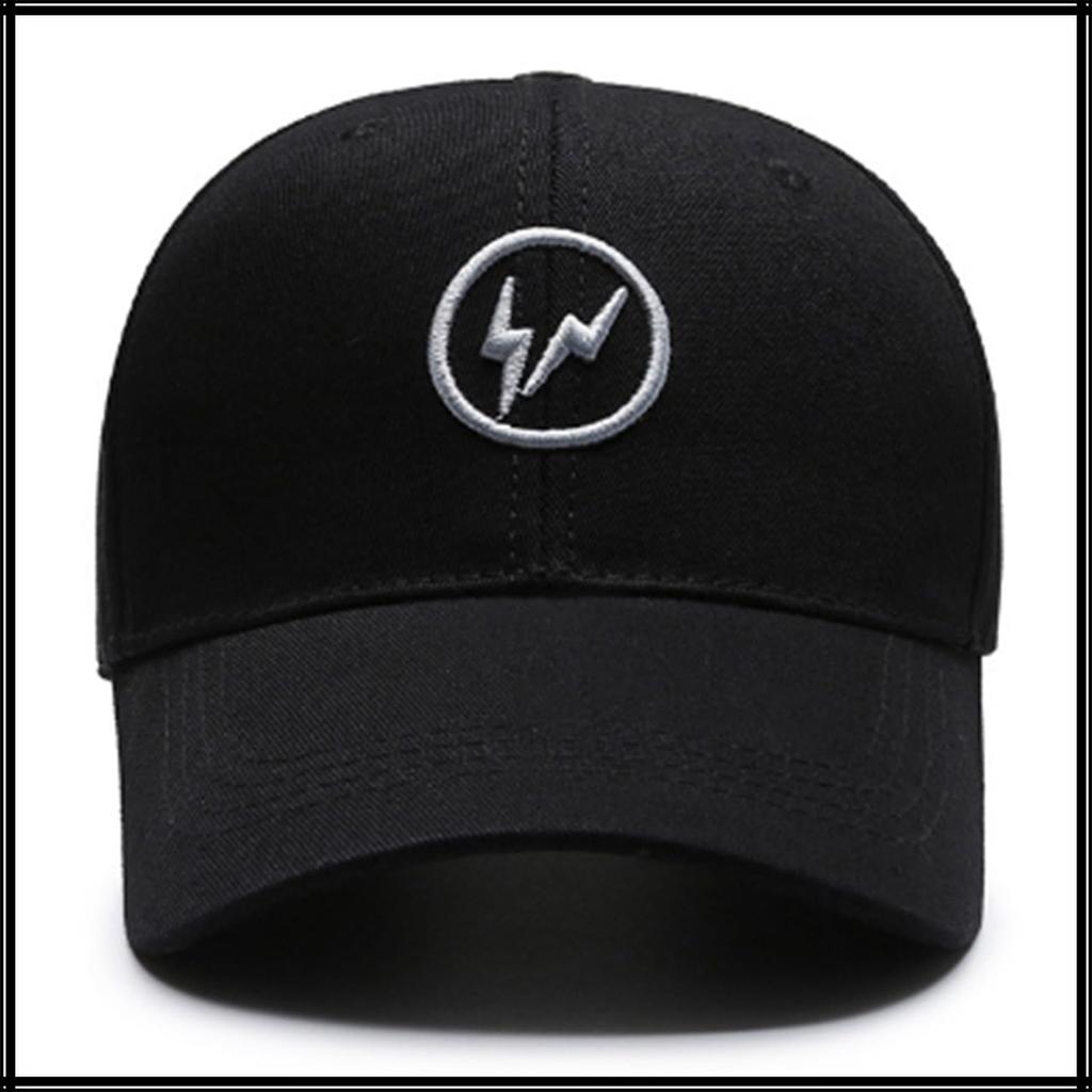 Casquette de baseball anglaise CA988 [Croc Blanc], Chapeau, Casquette, Lettres, Visière, Élégant, Tendance, Cool, Pour homme, Pour femme, (Noir)