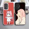 Zero Two 02 Kawaii Niedliche Weiche Handyhülle für Samsung A17 A16 A15 A14 A13 A57 A56 A55 A54 A53 A37 A36 A35 A34 A33 A26 A25 A24 A23