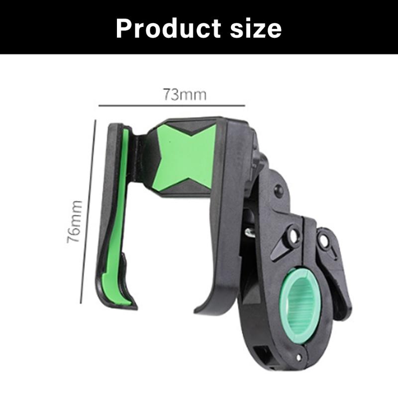 360 Rotating Bike Phone Holder Bicycles Phone Clamps Scooter Phone Clip Adjustable Nonslip Cycling Bracket Enduring