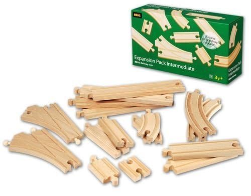 BRIO Additional Rail Set 16 Pieces Rail Additional Rail 33402 [Wooden Toy] [Item]