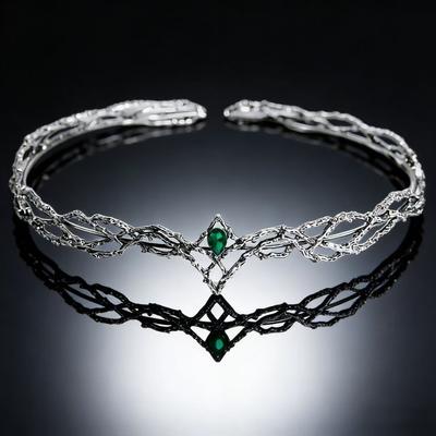 Verstellbares Stirnband Krone Cosplay Kopfschmuck Legierungsmaterial Hochzeitskopfschmuck Cosplay Requisite