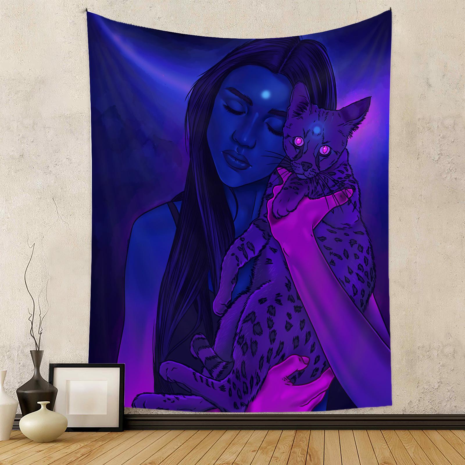 

Гобелен Сексуальная Красота Фоновая Ткань Ins Ветер Висит Ткань Украшение Комнаты 73*95CM