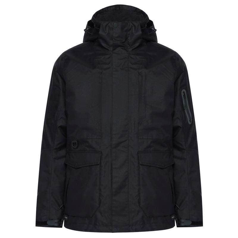 

DECATHLON FORCLAZ TRAVEL 500 Outdoor Wearable -5 Degree Down Liner 3-in-1 Hooded Zipper Fashion Down Waterproof Windproof Warm Jacket Men s Black S дымный черный