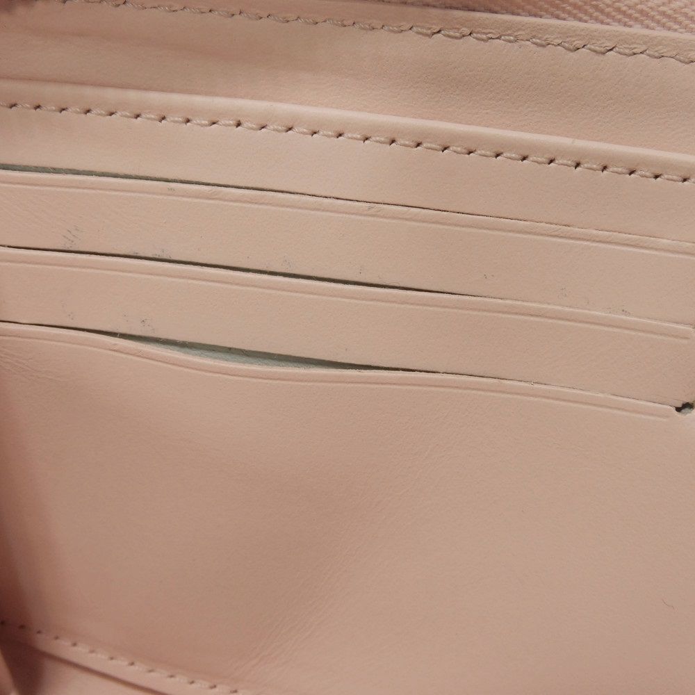 Used Zippy Wallet M82755 7940 (12564) - Current Model - Perforated Pink RFID Monogram Mahina Rose Jasmine Women's from