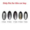 Car Key Case Cover Bag Shell Auto Accessories For NISSAN Maxima Altima Versa Sentra Sunny Sylphy Teana Qashqai X-Trail Juke