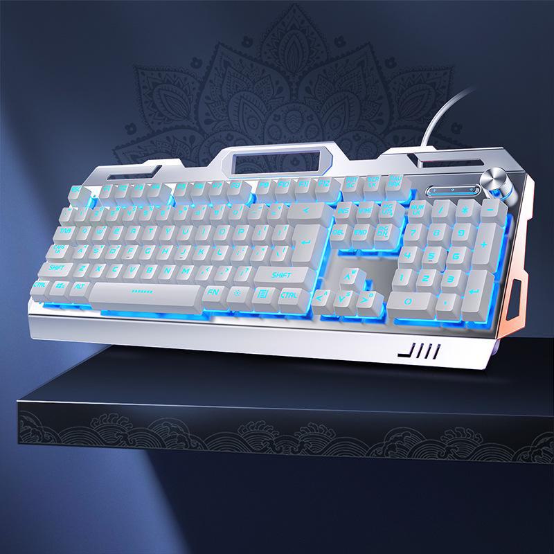 Silver Carving V2G5 Metal Gaming USB Set: Keyboard, Mouse, Headset