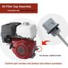 Oil Filler Cap Assembly 15600-Z7E-000 Compatible with Honda GX390 Oil Dipstick GX270 GX340 Engine Oil Filler Parts
