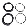 Headlight Mount Bracket Replacement for Wrangler JK 2007 2017 7 Inch Round Headlight Mounting Bracket Retaining Ring Set
