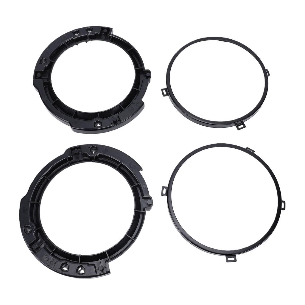 Headlight Mount Bracket Replacement for Wrangler JK 2007 2017 7 Inch Round Headlight Mounting Bracket Retaining Ring Set