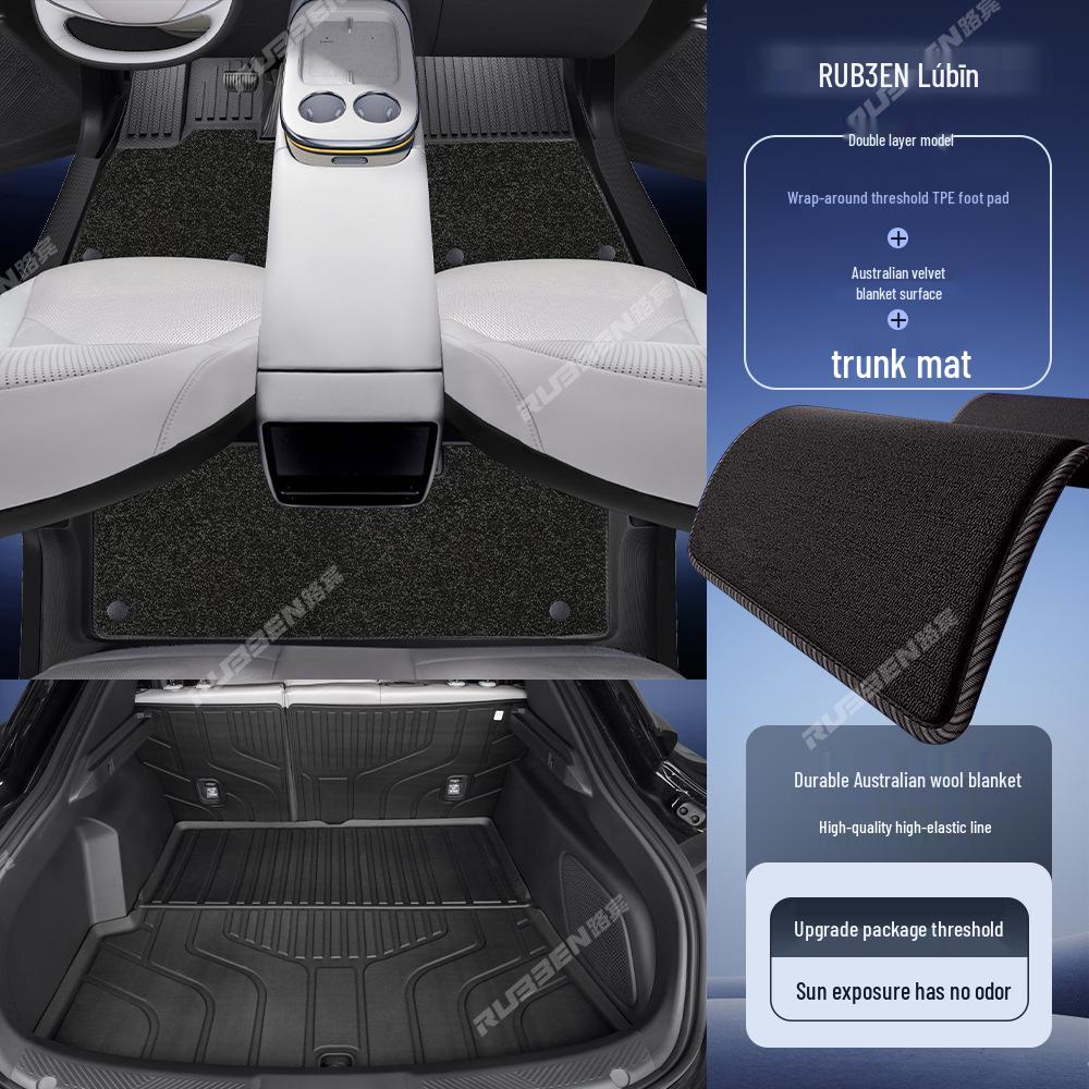 Xiaopeng G7 Door Sill TPE Floor Mats - Wear-Resistant, Anti-Slip, Waterproof