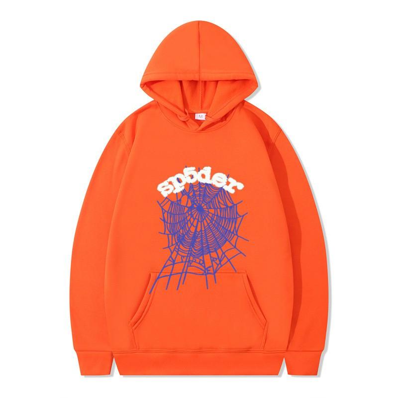 Unisex Kapuzenpullover Mit Spinnenaufdruck Lockerer Schnitt Langarm Pullover Winter