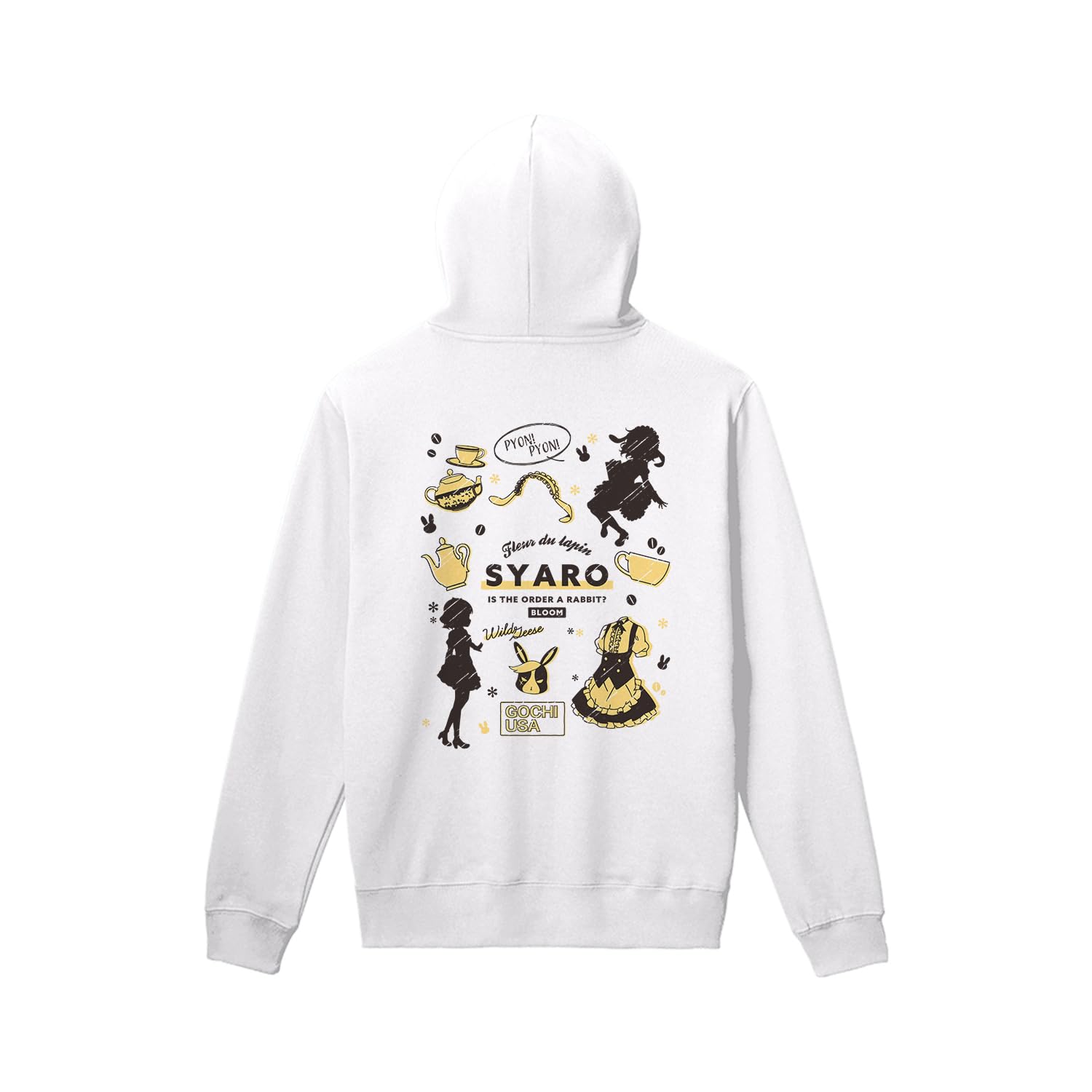 Armabianca Заказ кролика? BLOOM Sharo Ani Sketch Худи, Мужское, XXL, Хлопок