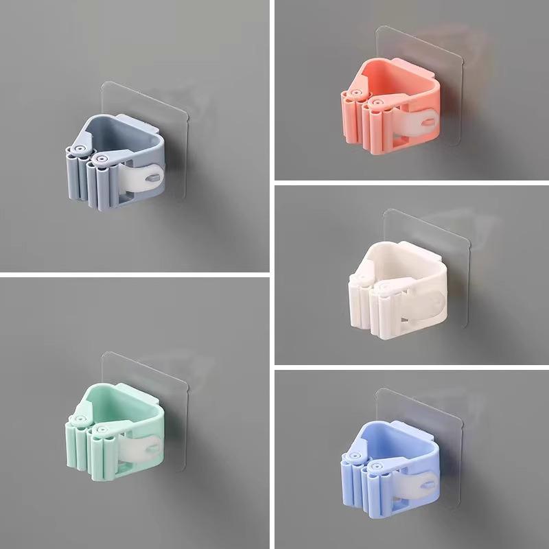 

Настенный держатель для швабры без сверления - Многофункциональное хранение для ванной комнаты