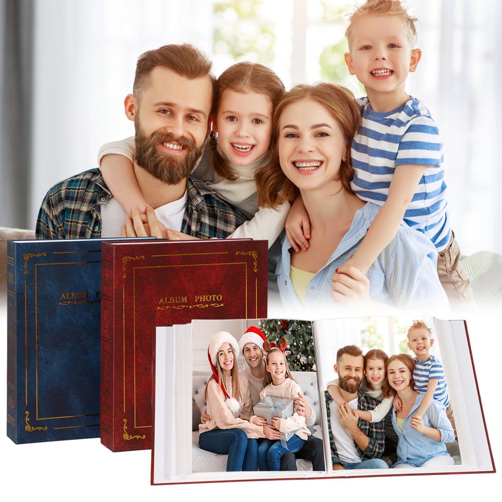 Family 6 Inch 100 Photos 10x15 Cm Image Art Photo Albums Interstitial Retro Classic Photo Colle W4J8