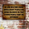 1pc Vintage Metal Aluminum Sign, Funny Quote Tin Sign, Wall Art Decor, Vintage Garage Wall Decor, Restaurant Decor