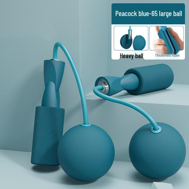 Hot-Selling Dual-Use Jump Rope: Load-Bearing, Ball-Weighted, Corded/Cordless, Silent for Indoor Use
