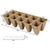 10Pcs 10 Grids Peat Pots Seed Starter Peat Pots Biodegradable Sprouting Seedling Trays For Indoor And Outdoor Plants Gardening