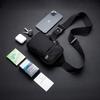 Geestock Chest Bag For Men Nylon Waterproof Mini Sling Messenger Bag Outdoor Sports Fitness Cell Phone Bag Women Waist Bags