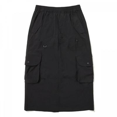 Women Light Cargo Skirt  Black 